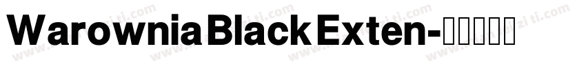 Warownia Black Exten字体转换